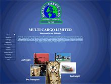 Tablet Screenshot of multicargo.ie
